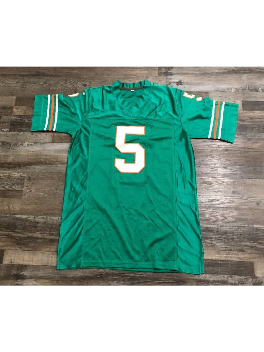 Ray Finkle Ace Ventura Football Jersey Aqua Miami Mens Size Medium - Picture 1 of 6